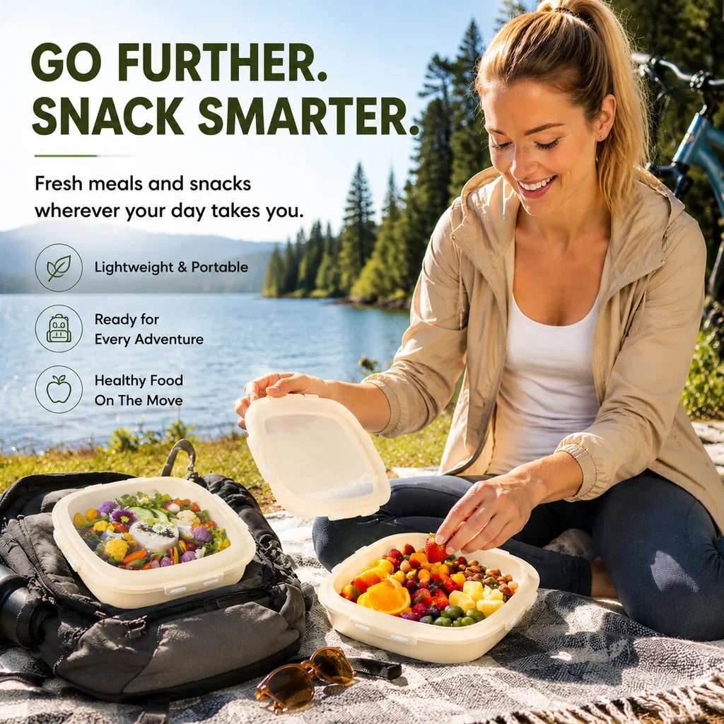 🥗 Portable Snack Tray