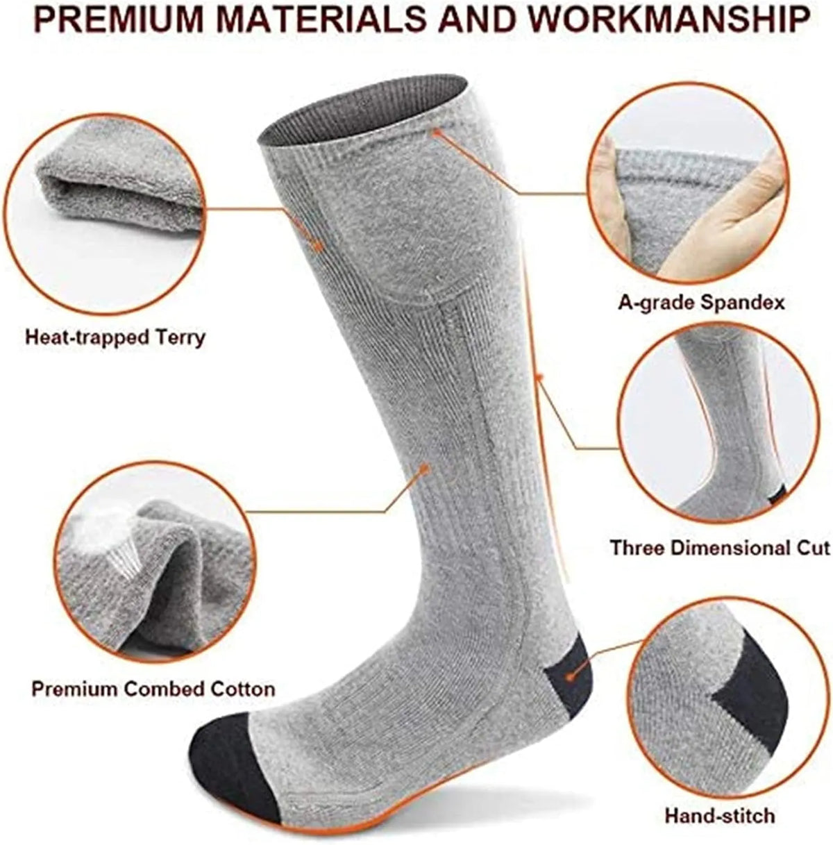 ❄️ Heated Socks Rechargeable Electric Foot Warmer