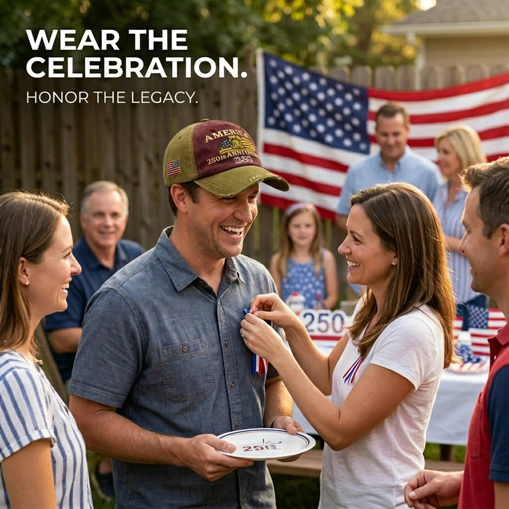 🦅 Eagle & Liberty – United States 250th Anniversary Hat