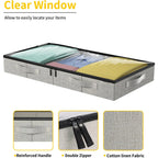 🛏️ Low Profile Under Bed Storage Containers