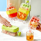 🧊 2-in-1 Ice Cube Bottle – Quick Ice Making & Refreshing Sips