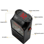 Heater With 3D Flame 900W