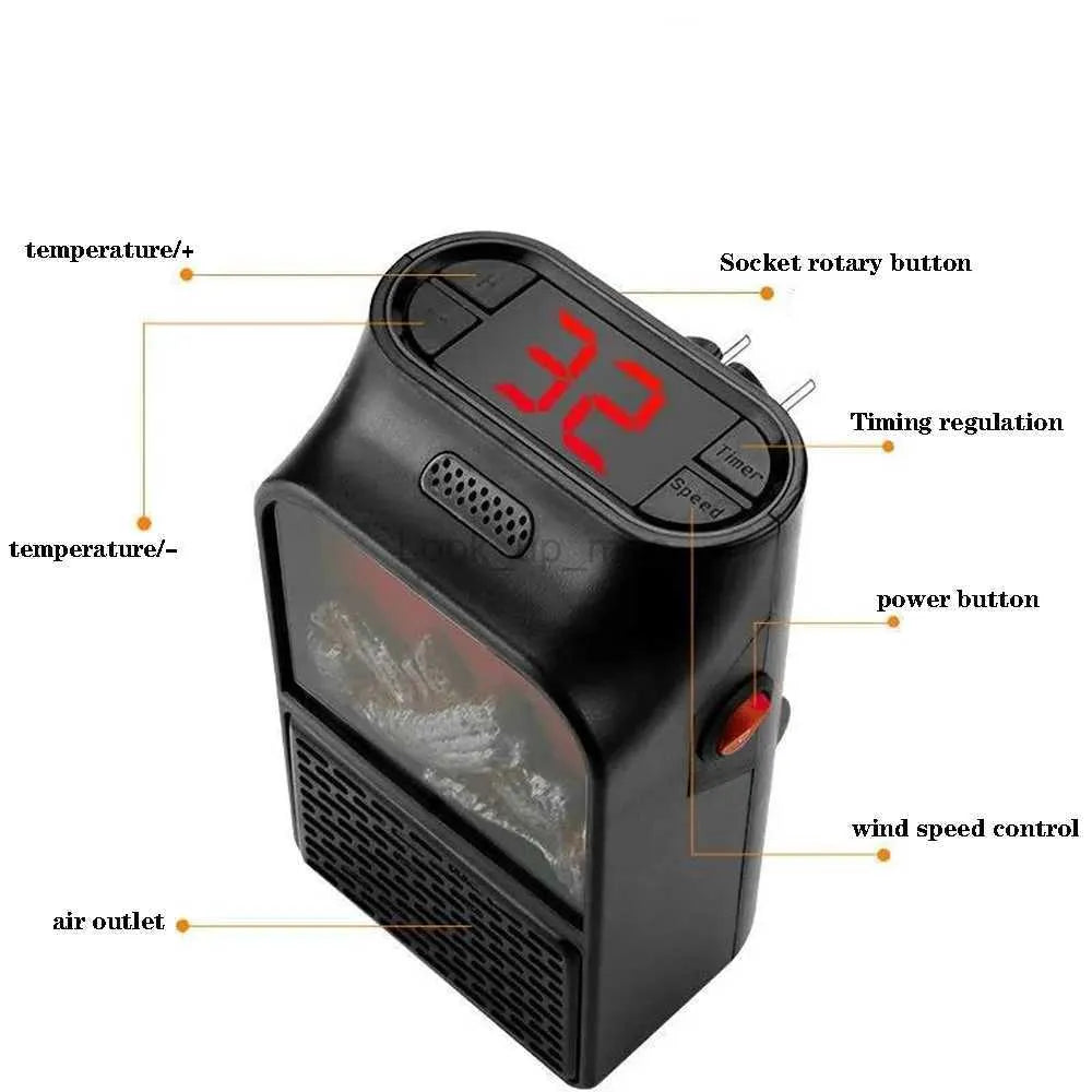 Heater With 3D Flame 900W