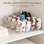 👶 Transparent Kids Shoe Organizer Rack