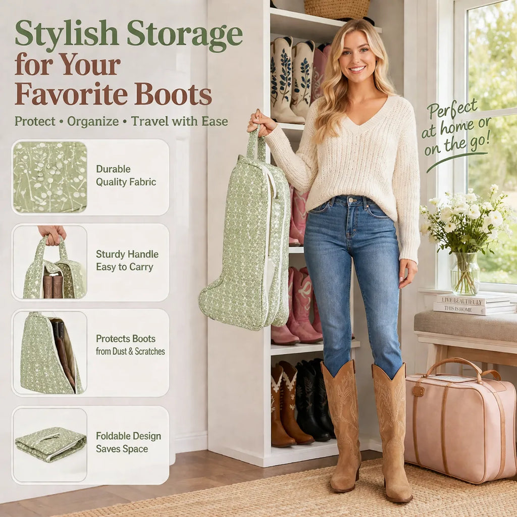 👢 Foldable Boot Travel Case