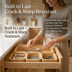 🧺 Modular Drawer Organizer Set – Clean Space, Clear Mind