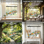 🐟 Handcrafted Coastal Fish Sun Catcher Hanging Decor