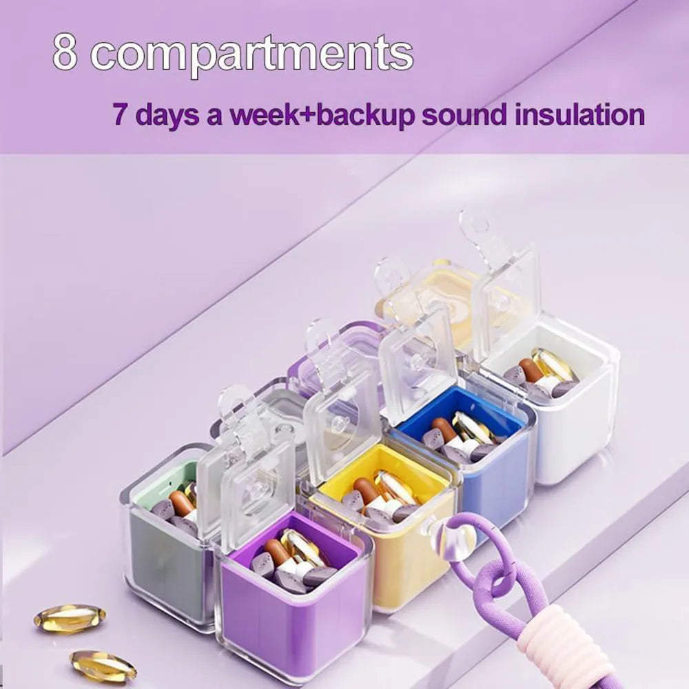 💊 Colorful Cube Pill Organizer