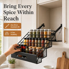 3-Tier Pull-Down Cabinet Spice Rack