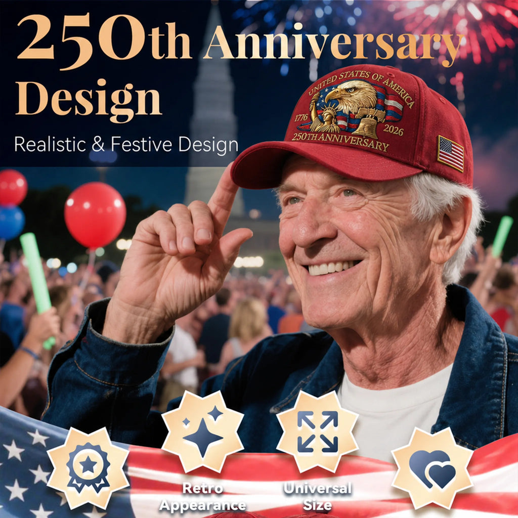 🦅 Eagle & Liberty – United States 250th Anniversary Hat
