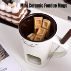 🍫 Chocolate Fondue Mug with Fork