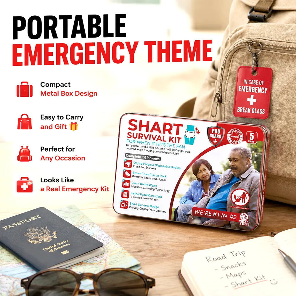 💨 Hilarious Farting Survival Kit – Ultimate Prank Gift Box 🎁😂