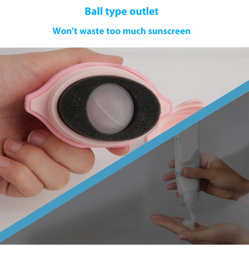 Silicone Sunscreen Applicator – Roll-on Lotion Sponge