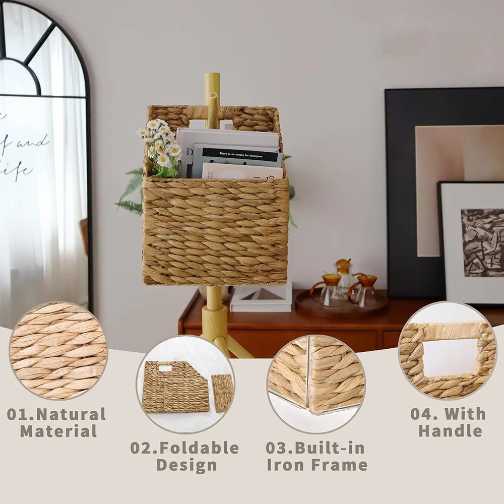 🌿 Woven Hanging Storage Basket