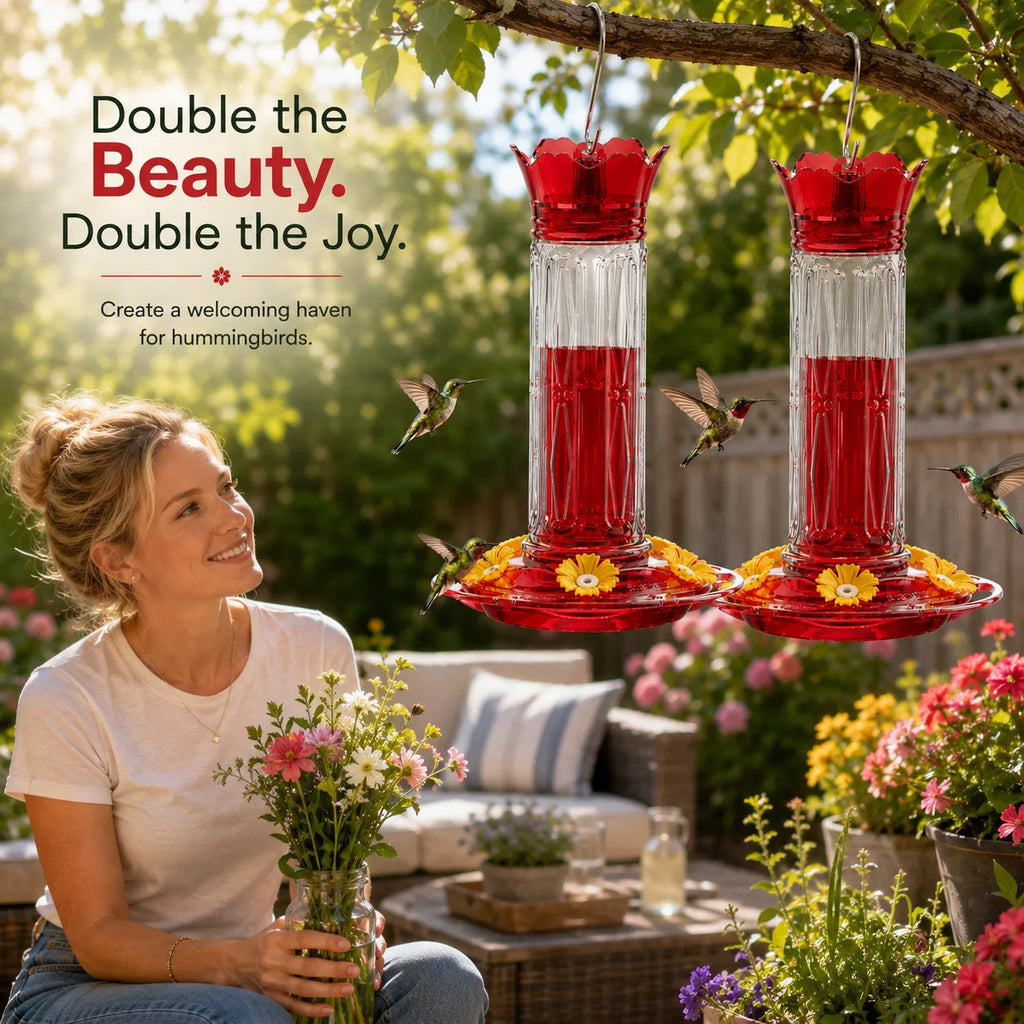 🐦Outdoor Hummingbird Feeder —Designed for Beautiful Backyard Birdwatching