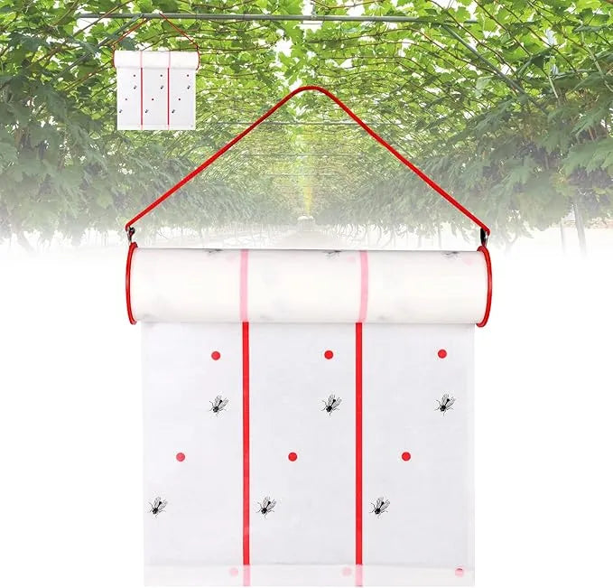 Non-Toxic Pre-Baited Sticky Fly Paper Trap Roll