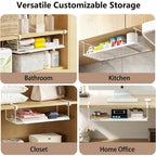 👟✨Expandable Under-Shelf Shoe Rack – Adjustable Hanging Organizer for Smart Storage