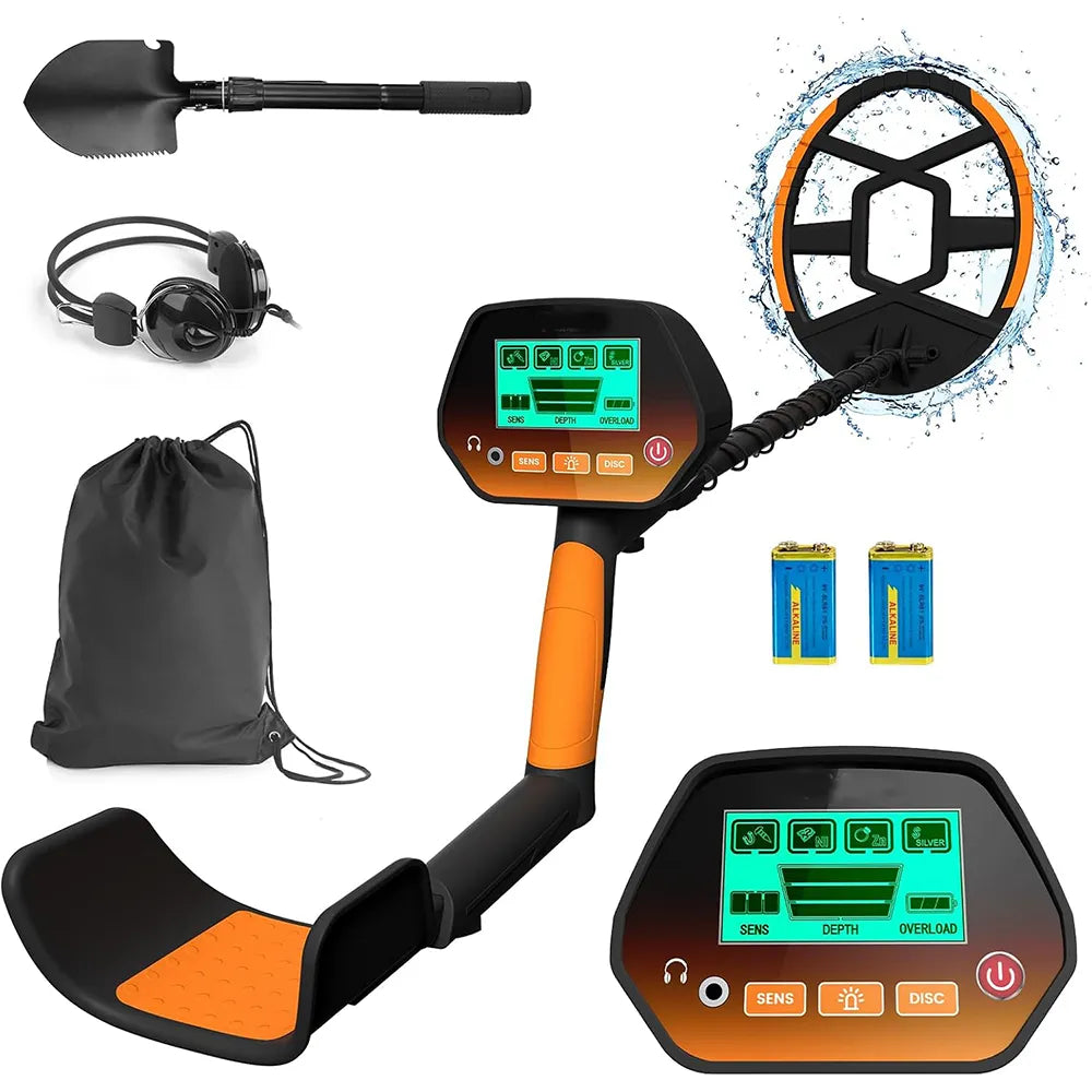 🔎 Waterproof Metal Detector for Adults & Kids – Treasure Hunting Adventure Kit 🏆🌊
