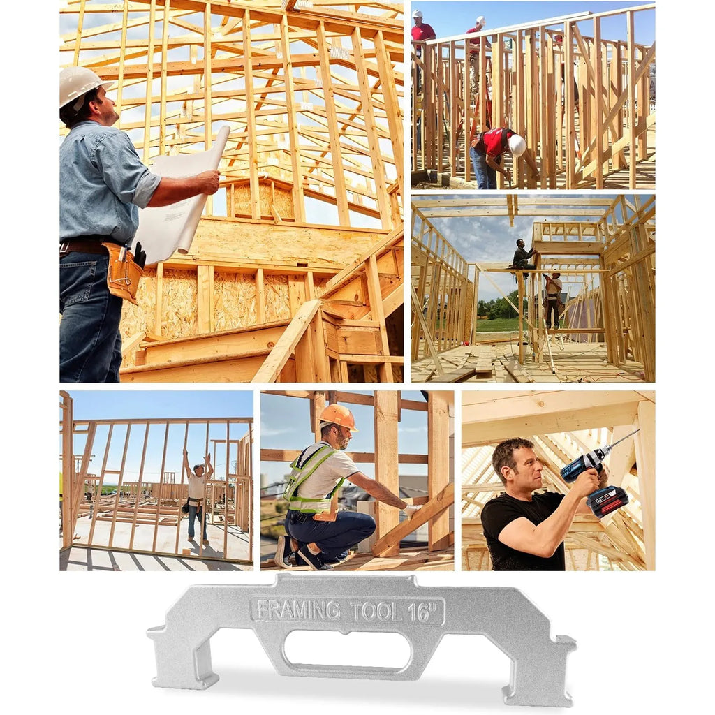 Quick-Set Stud Spacing Framing Jig