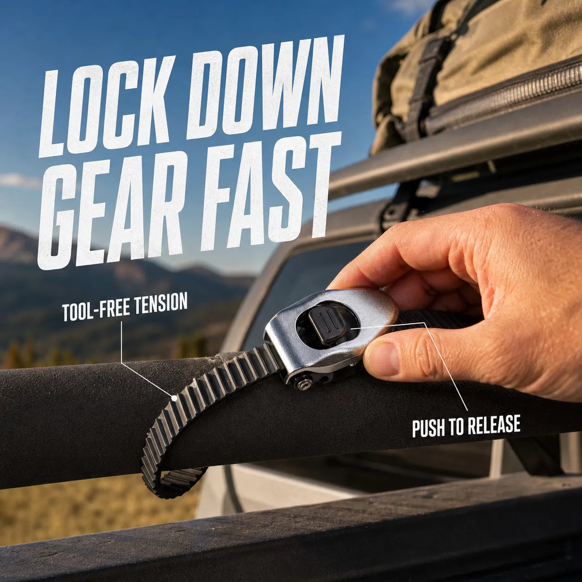 Heavy-Duty Quick-Lock Utility Straps