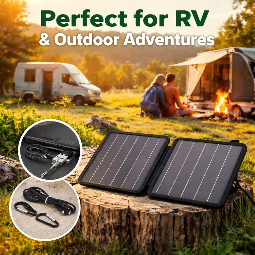 Solar Folding Bag: Power your outdoor adventures without searching for an outlet or carrying heavy batteries. 🔋