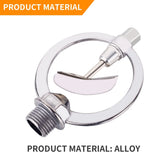 Heavy Duty Sprinkler for Yard Rotary Lawn Garden Landscape Greenhouse Irrigation