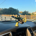 Inertia-Drift Rotating Gatling Dashboard Ornament