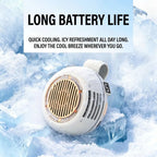 ❄️ Portable Silent Mini Bladeless Clip-On Fan