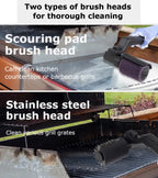 🍖✨Electric Three-Speed BBQ Brush – Effortless Cleaning for Your Grill