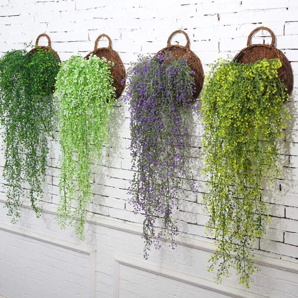 🌿 Hand-Woven Hanging Willow Basket – Natural Wall Planter & Decorative Storage
