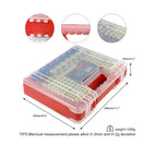 🔋 High-Capacity Battery Storage Box with Built-in Tester