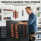 🔧 Magnetic Screwdriver & Wrench Organizer