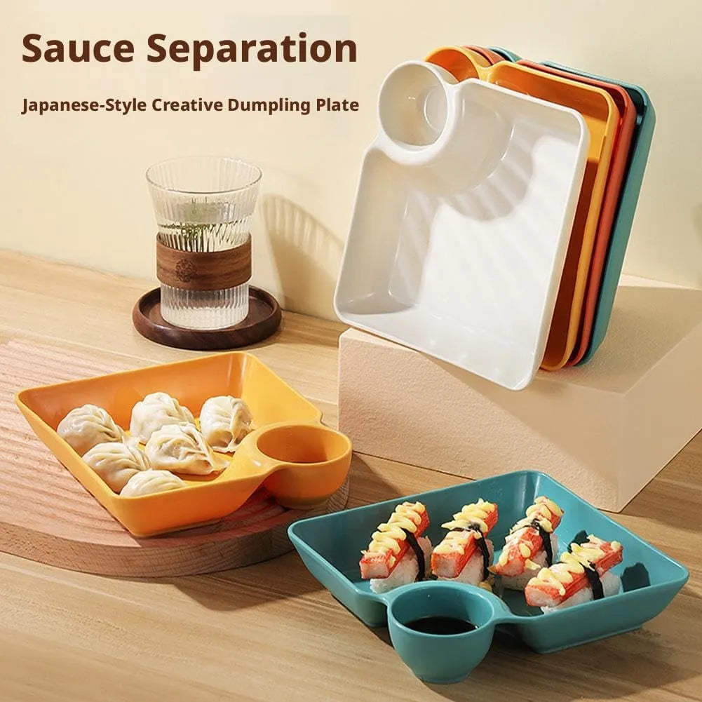 All-in-One Snack & Dip Plate
