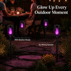 Solar Flickering Flame Torch Lights