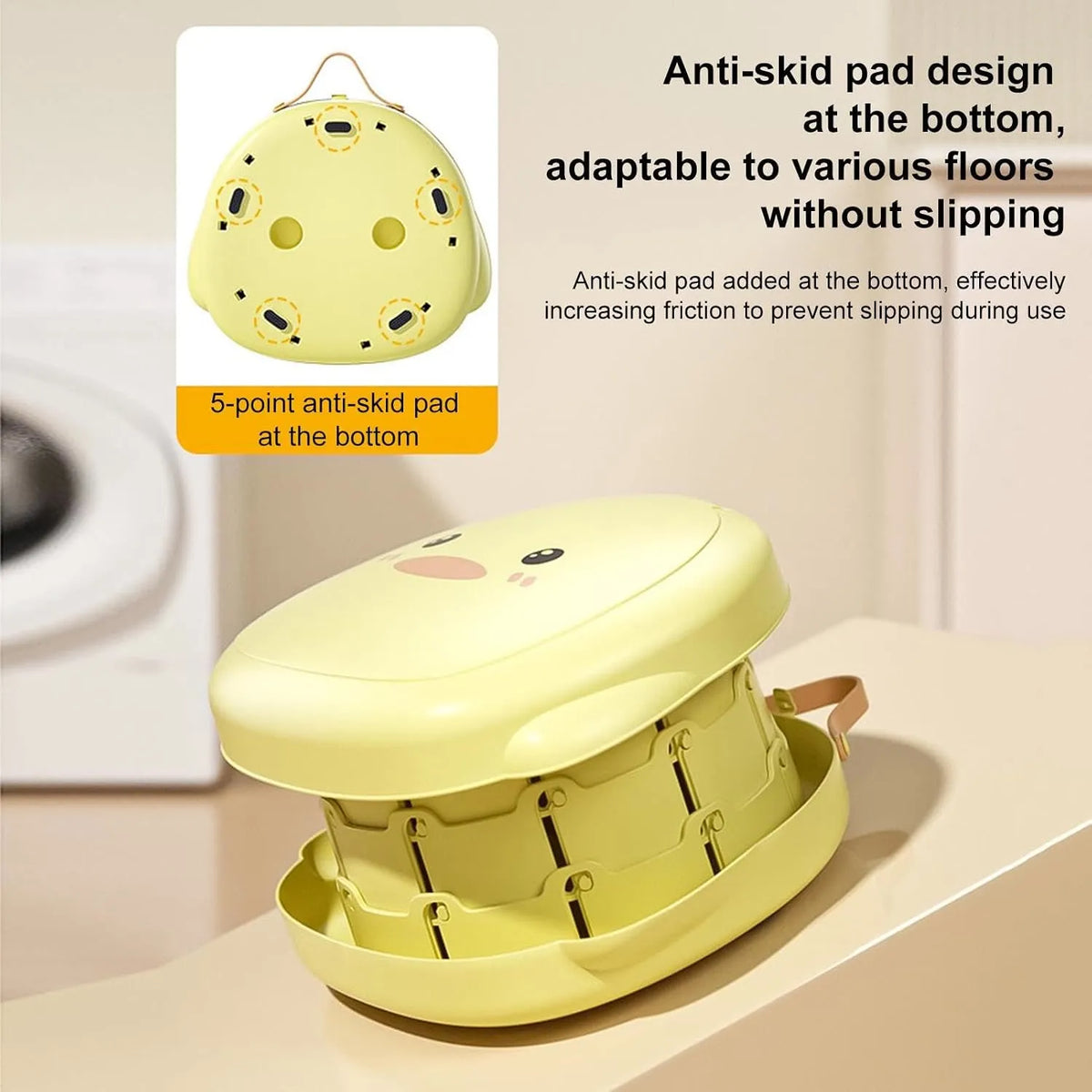 Duckie Fold-Flat Kids Travel Potty with 120 Disposable Liners