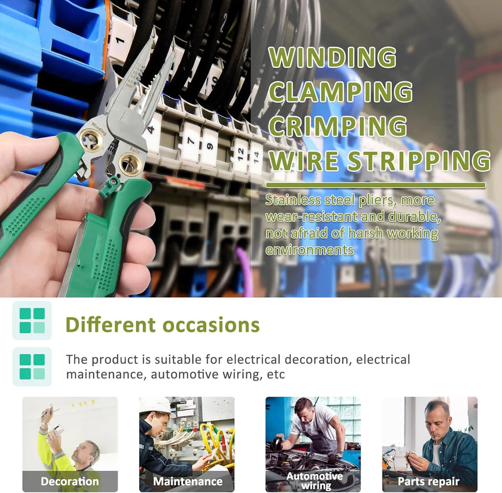 🔧 8-in-1 Wire Stripper
