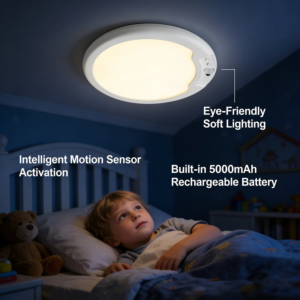 💡Rechargeable Motion Sensor LED Ceiling Light