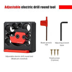 Dowel Rod Maker for Woodworking-Steel Dowel Plate with 8 Holes
