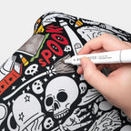 Halloween Coloring Blanket Kit with 48 Markers