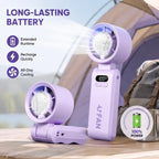 ❄️ Turbo Ice-Cooling Handheld Fan