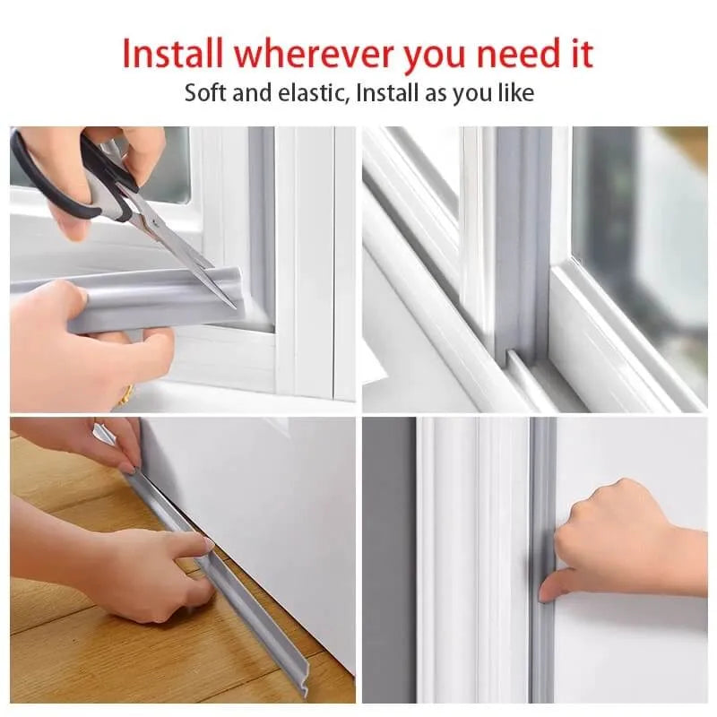 🔥🔥Hot Sale Promotion🔥 Self Adhesive Window Gap Sealing Strip (2M/6.6FT)