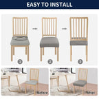💧 Waterproof Stretch Dining Chair Seat Covers