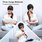 Multifunctional Gel Head & Eye Therapy Mask – Hot & Cold Relief for Migraines, Puffy Eyes, Sinus Pressure & Stress