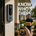 M20 Wireless Video Doorbell Camera with Motion Alerts, Two-Way Talk & Indoor Chime