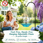 💦 Hanging Solar Bird Bath Fountain