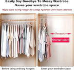 Space-Saving Magic Closet Hangers