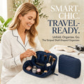 💄Striped Shell-Shaped Travel Cosmetic Organizer Bag