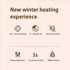 Foldable heating wall — standing infrared heating