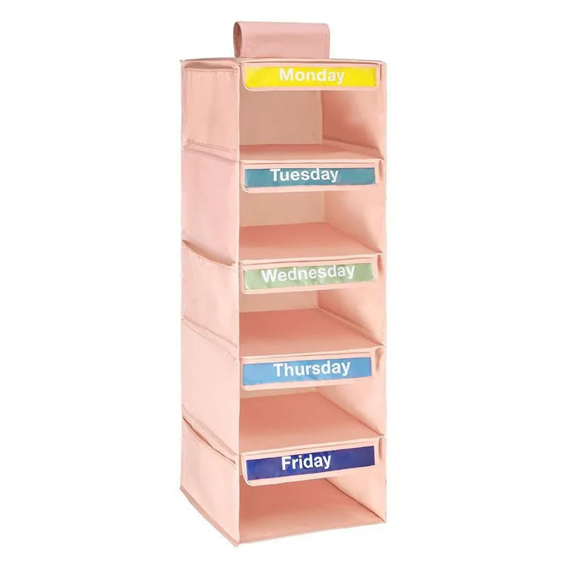 5-Day Hanging Closet Organizer