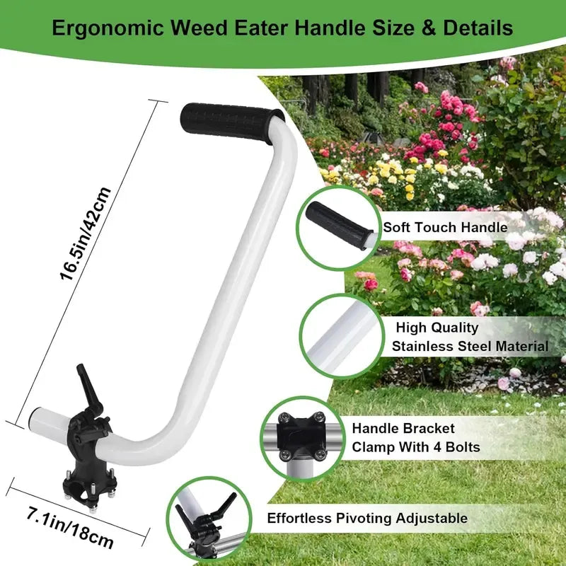 🍃Ergonomic Weed Eater Handle Extension Weed Wacker Trimmer Grip